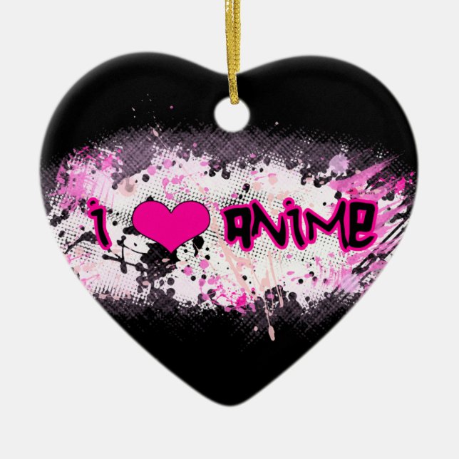 Amo el ornamento del animado (Frente)