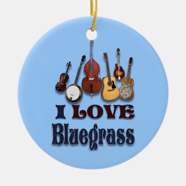 AMO EL ORNAMENTO DEL BLUEGRASS (Frente)