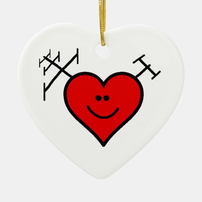 Amo el ornamento del equipo de radio-aficionado (Frente)