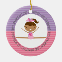 AMO el ornamento del navidad de la GIMNASIA