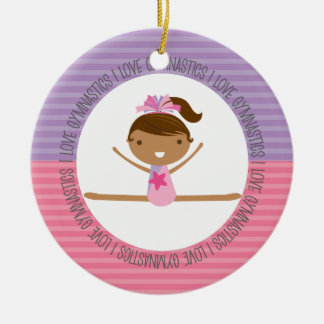 AMO el ornamento del navidad de la GIMNASIA