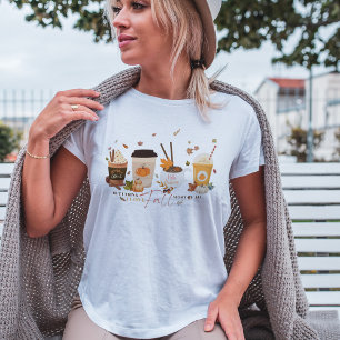 Amo el Otoño Camiseta de Latte con Especias de C