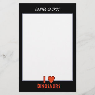 Amo el papel de encargo blanco y negro rojo de los