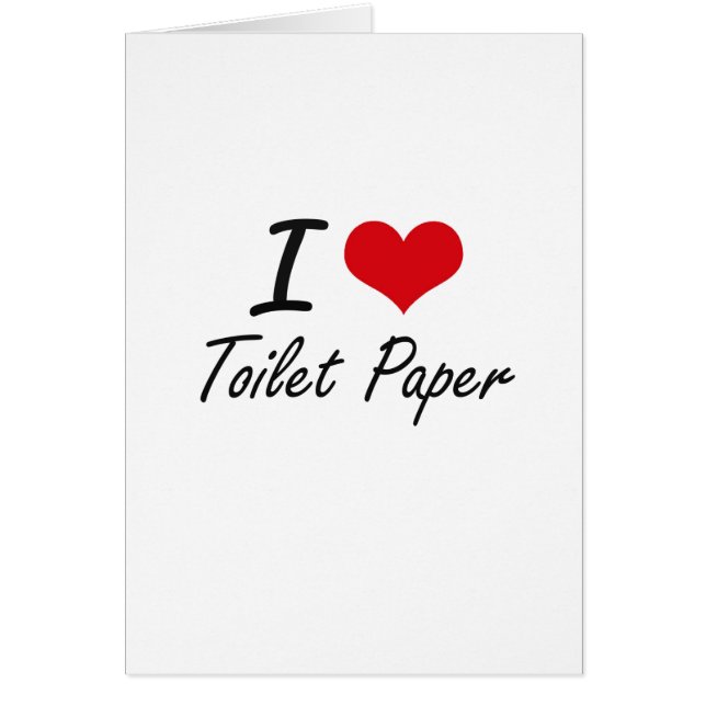 Amo el papel higiénico (Frente)