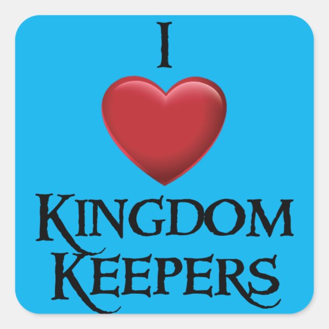 Amo el Pegatina de Kingdom Keepers (Anverso)