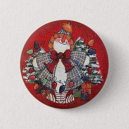 Amo el Pin del botón del navidad