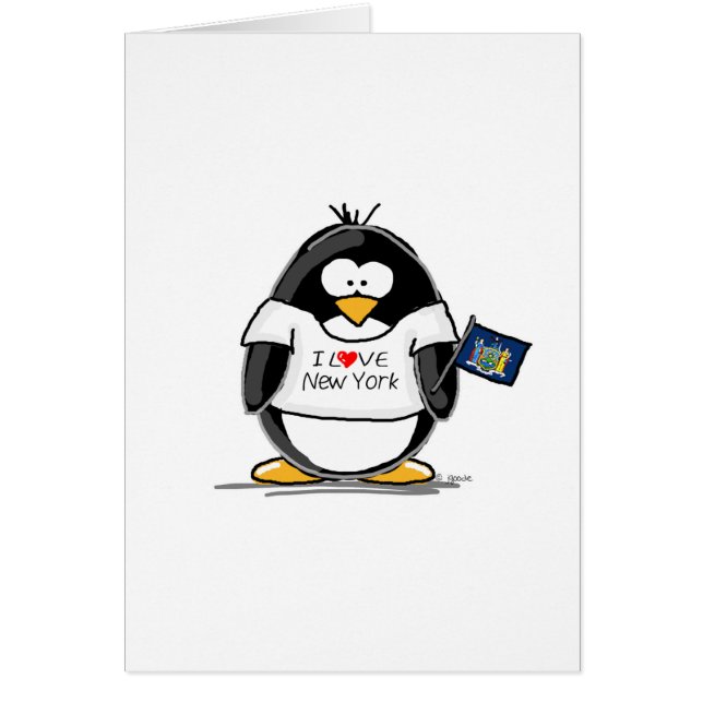 Amo el pingüino de Nueva York (Frente)