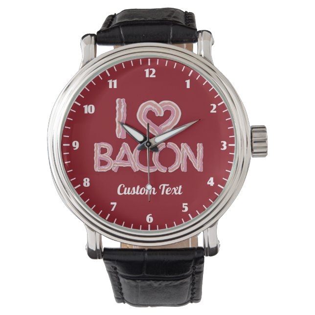 Amo el reloj de pulsera de Bacon (Anverso)