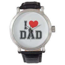 Amo el reloj de pulsera de papá - reloj del día de