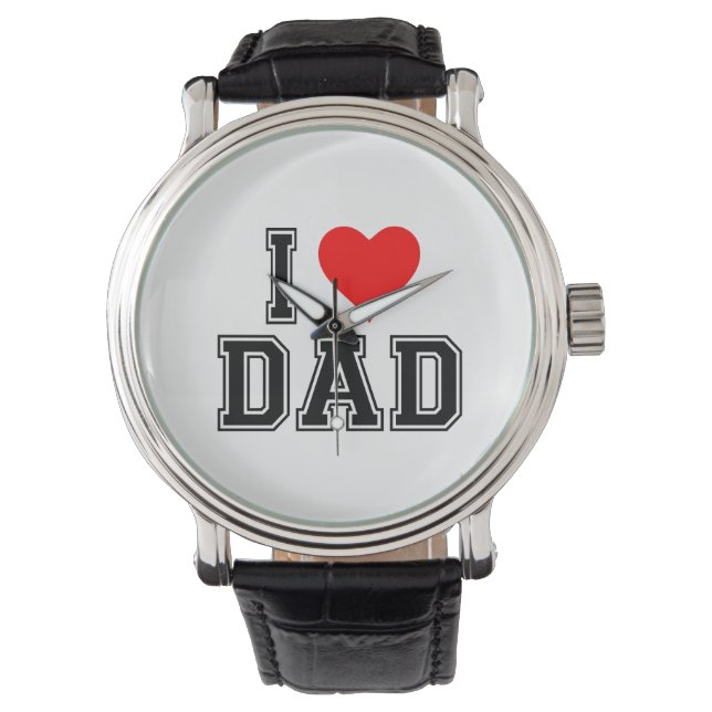 Amo el reloj de pulsera de papá - reloj del día de (Anverso)