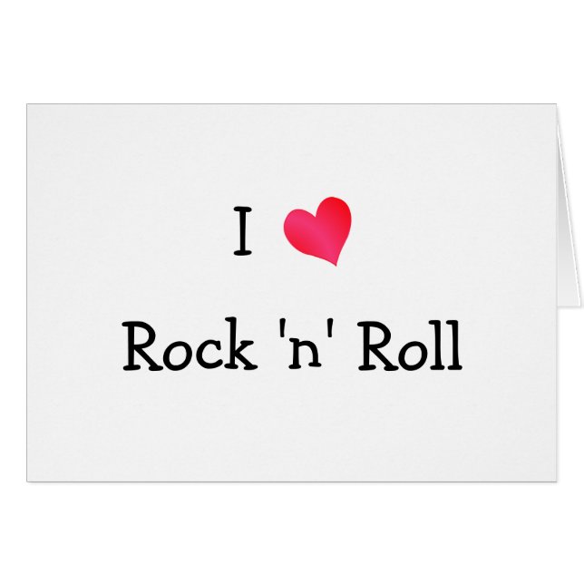 Amo el rock 'n' Roll (Anverso (Horizontal))