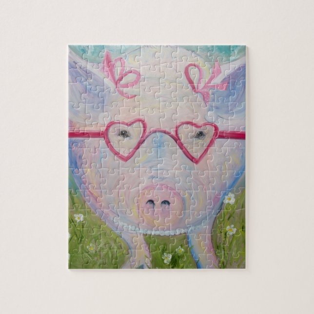 Amo el rompecabezas de Lucy (Vertical)