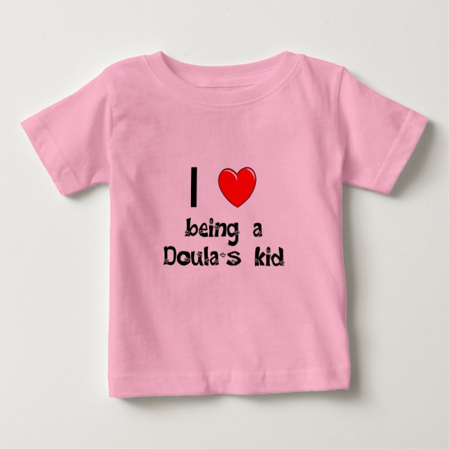 Amo el ser camiseta del niño de un Doula (Anverso)