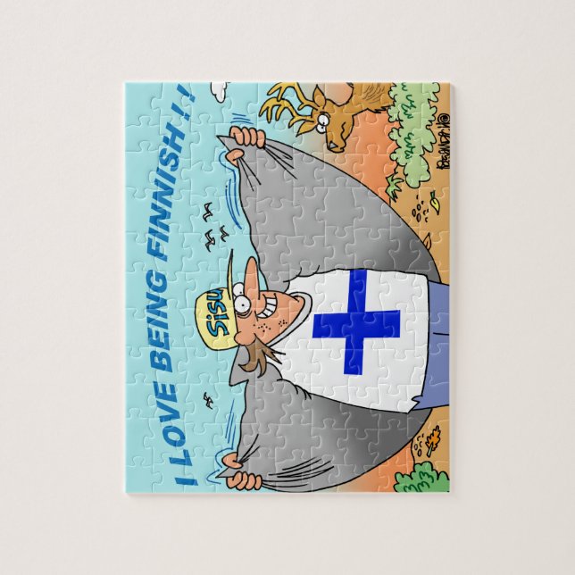 AMO EL SER ROMPECABEZAS FINLANDÉS DEL DIBUJO (Vertical)