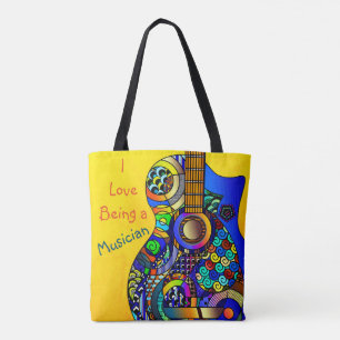 Amo el ser una bolsa de asas del músico