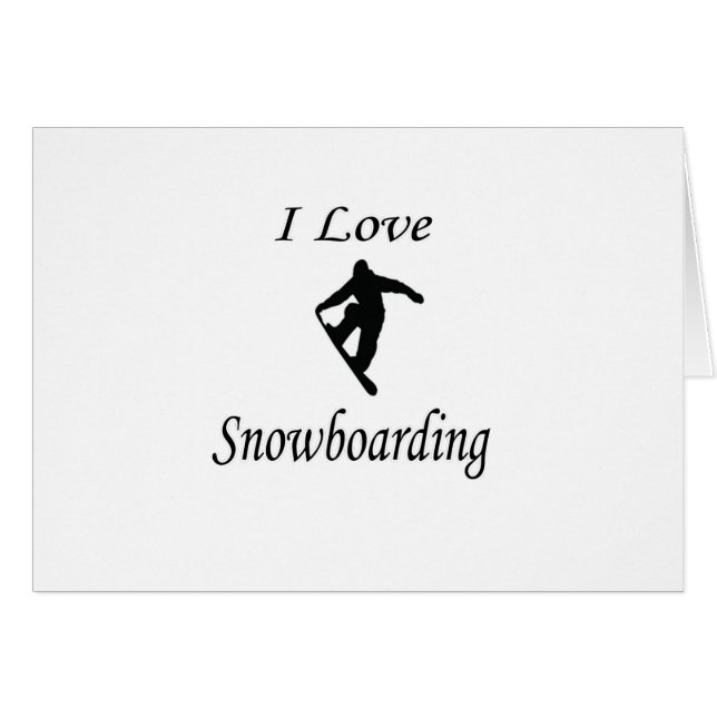Amo El Snowboard (Anverso (Horizontal))