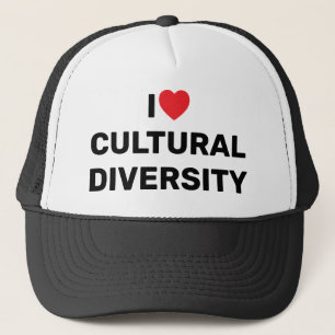 Amo el sombrero camionero de la Diversidad Cultura