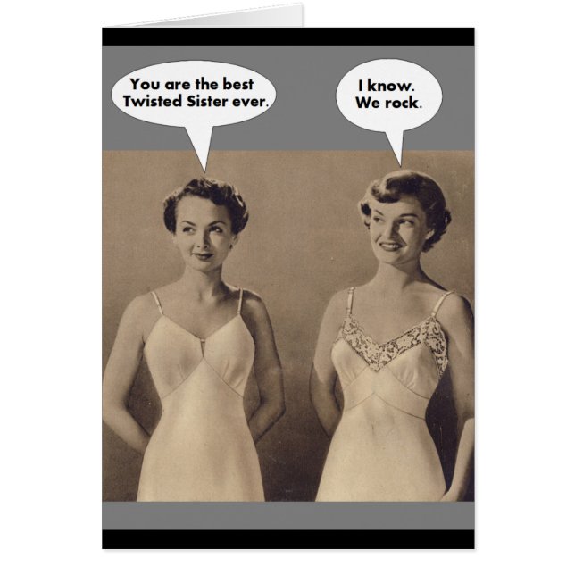 Amo el tener de usted como mi hermana torcida (Frente)