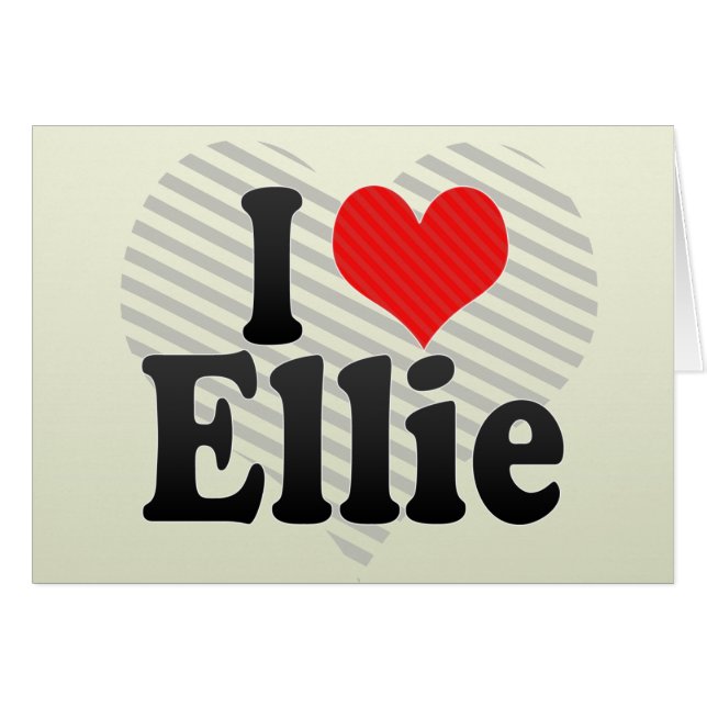 Amo Ellie (Anverso (Horizontal))