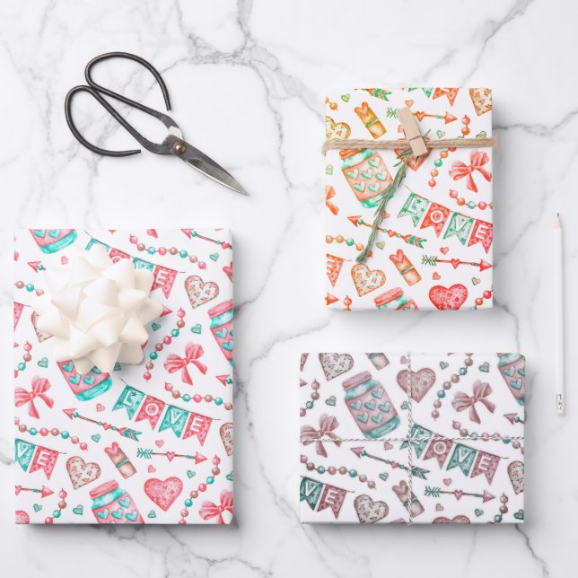 Amo Envolver hojas de papel 3 (Anverso)