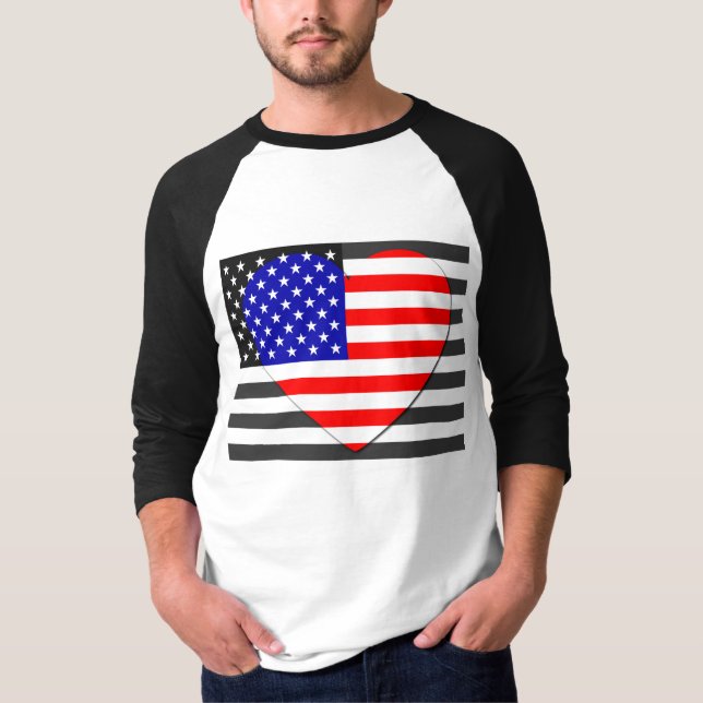 Amo Estados Unidos - Camisetas de época (Anverso)
