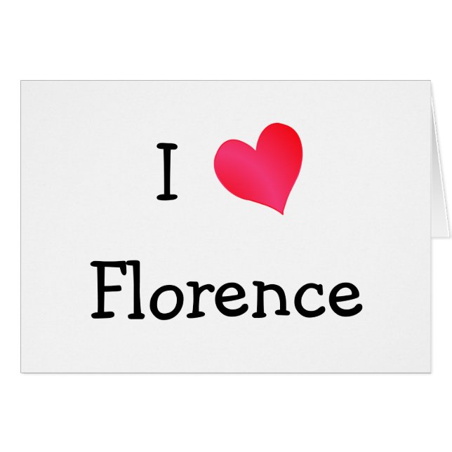 Amo Florencia (Anverso (Horizontal))