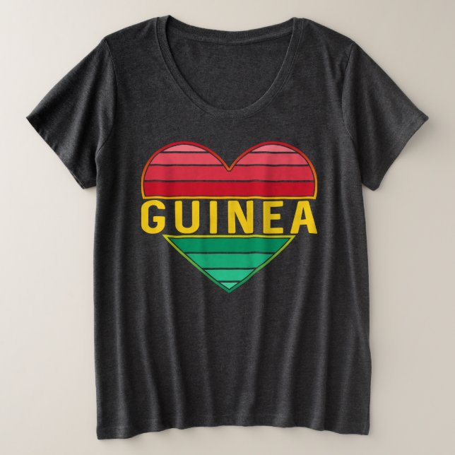 Amo Guinea, el corazón guineano (Anverso del diseño)