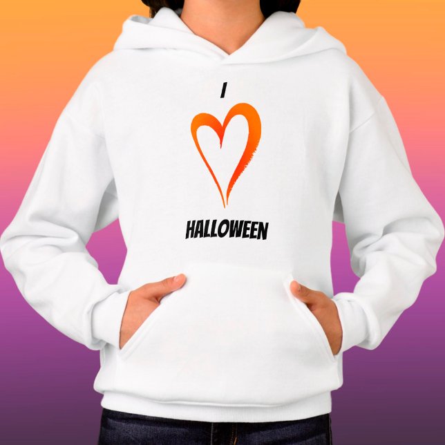 Amo Halloween - Niños Pullover Hoodie (Subido por el creador)