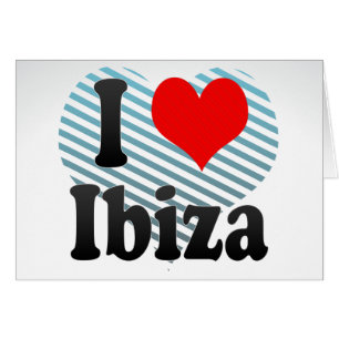 Amo Ibiza, España. Yo Encanta Ibiza, España