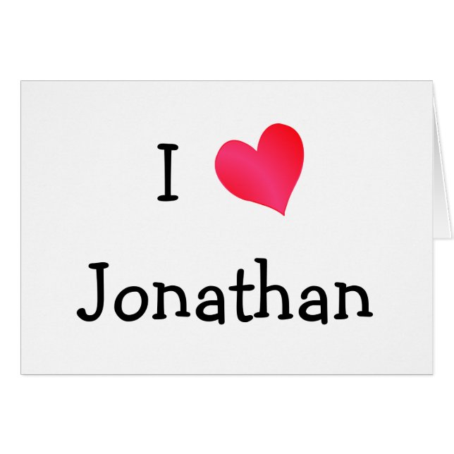 Amo Jonathan (Anverso (Horizontal))