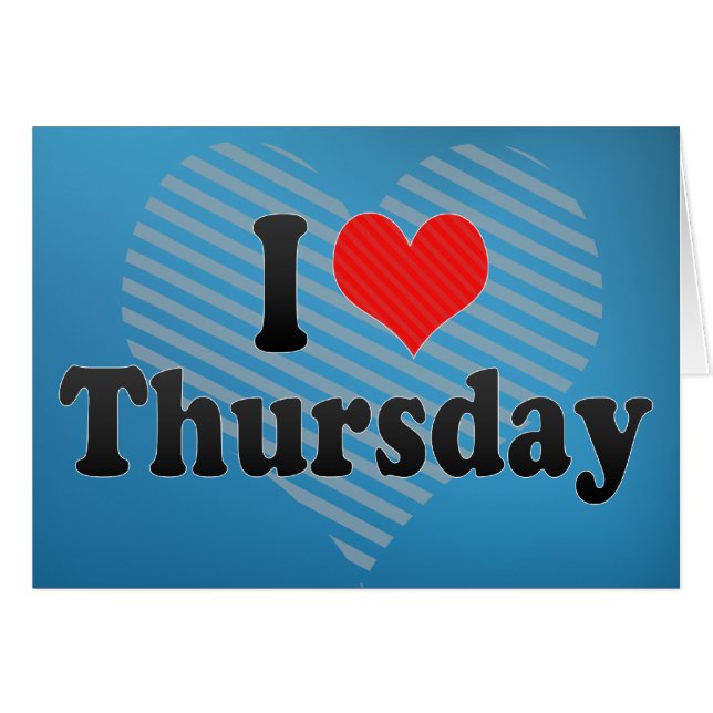 Amo jueves (Anverso (Horizontal))