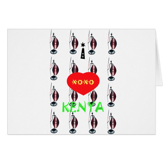 Amo Kenya XOXO (Anverso (Horizontal))