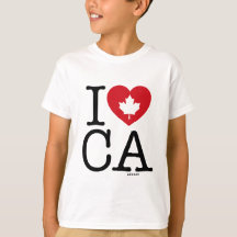 Amo la AC | Amo la camiseta de un Personalizado ca