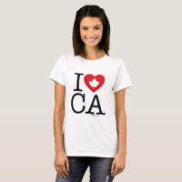 Amo la AC | Amo la camiseta de una Personalizado d
