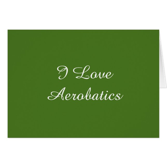 Amo La Aerobacía (Anverso (Horizontal))