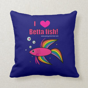 ¡Amo la almohada de los pescados de Betta!