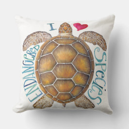 Amo la almohada en peligro de la especie