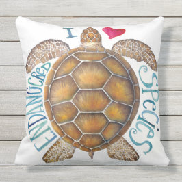 Amo la almohada en peligro de la especie