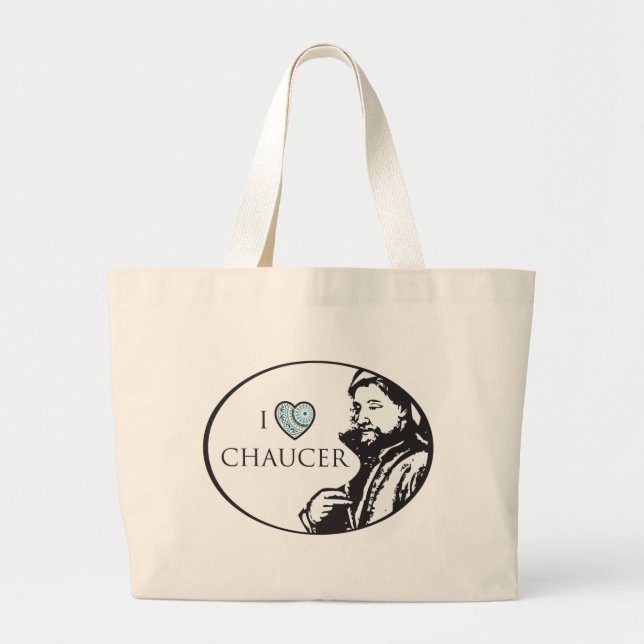 Amo la bolsa de asas de Chaucer (Frente)