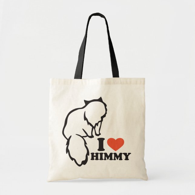Amo la bolsa de asas de Himmy (Frente)