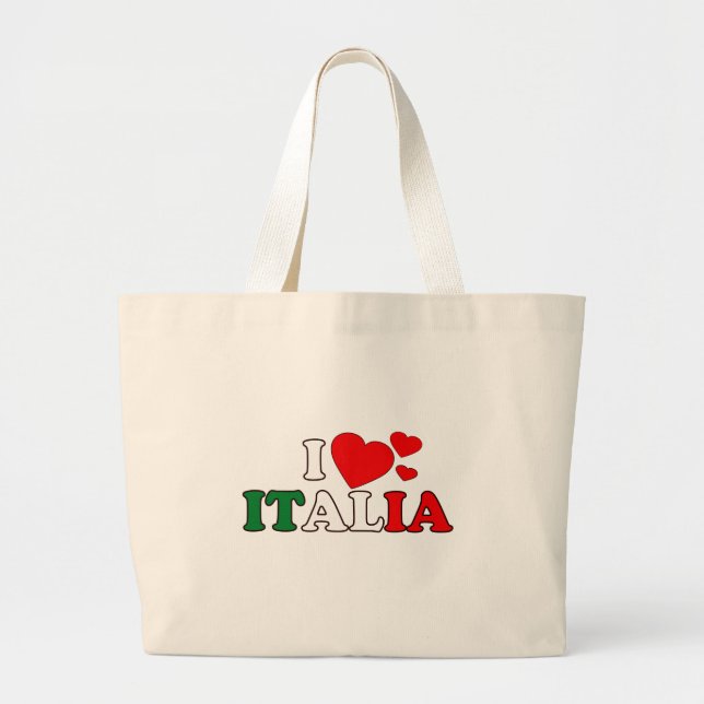 Amo la bolsa de asas de Italia (Frente)