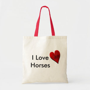 Amo la bolsa de asas de los caballos