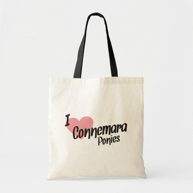 Amo la bolsa de asas de los potros de Connemara (Frente)