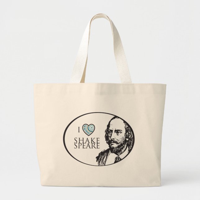 Amo la bolsa de asas de Shakespeare (Frente)