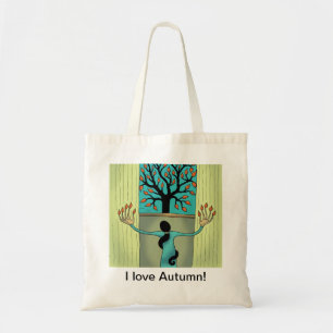 Amo la bolsa de asas del otoño