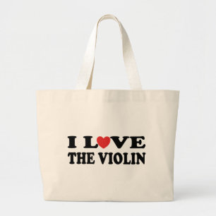 Amo la bolsa de asas del violín