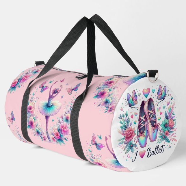 Amo la bolsa de ballet grande para bailarinas de b (Esquina izquierda)