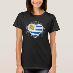 Amo La Camisa De La Bandera De Uruguay