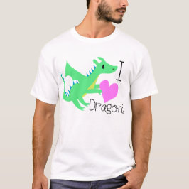 Amo la camisa de los dragones del amor de la