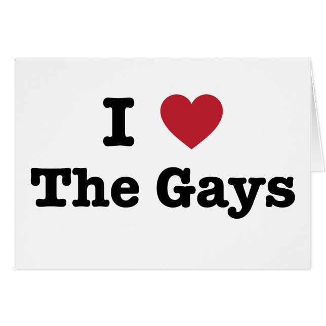 Amo la camisa de los gays (Anverso (Horizontal))